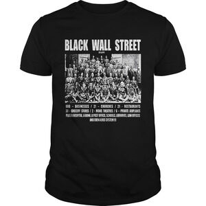Black Wall Street Businesses Restaurants Shirt